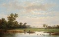Harvesting The Reeds - Anthonie Jacobus van Wyngaerdt