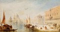 View From The Riva Degli Schiavoni Towards The Grand Canal - (after) William Meadows