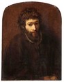 Portrait Of A Bearded Man, Half Length, Wearing Brown - Rembrandt School