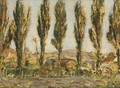 Poplars In Jersey - Alexander Ignatius Roche