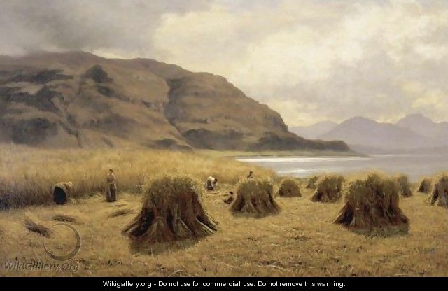 Harvest At Loch Carron, Ross-Shire - Duncan Cameron