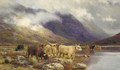 In Glencoe - The Hills Grow Dark On Purple Peaks, A Deeper Shade Descending. - Louis Bosworth Hurt