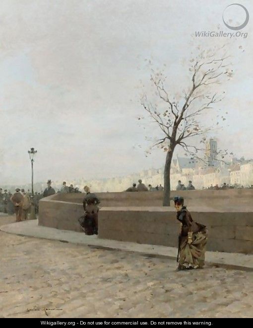 Saint Gervais Vu Du Quai A Paris - Gustave Maincent