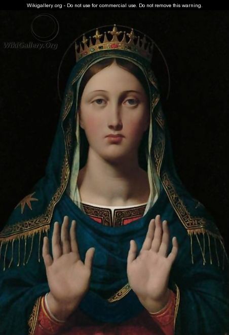 The Virgin With The Crown - Jean Auguste Dominique Ingres