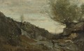 Un Torrent Des Abruzzes - Jean-Baptiste-Camille Corot
