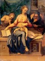 The Holy Family With Saint John The Baptist - (after) Marcello Venusti