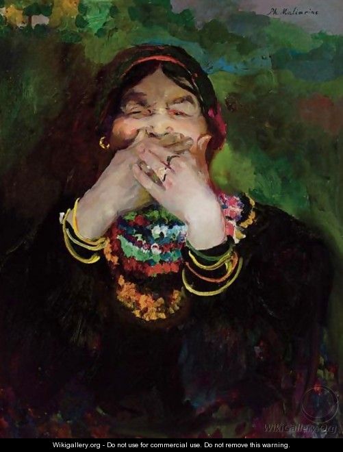 Laughing Baba - Philip Andreevich Maliavin
