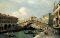 Venice, A View Of The Rialto Bridge - (after) (Giovanni Antonio Canal) Canaletto