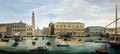 Venice, A View Of The Riva Degli Schiavoni With The Palazzo Ducale And The Piazzetta - (after) Caspar Andriaans Van Wittel
