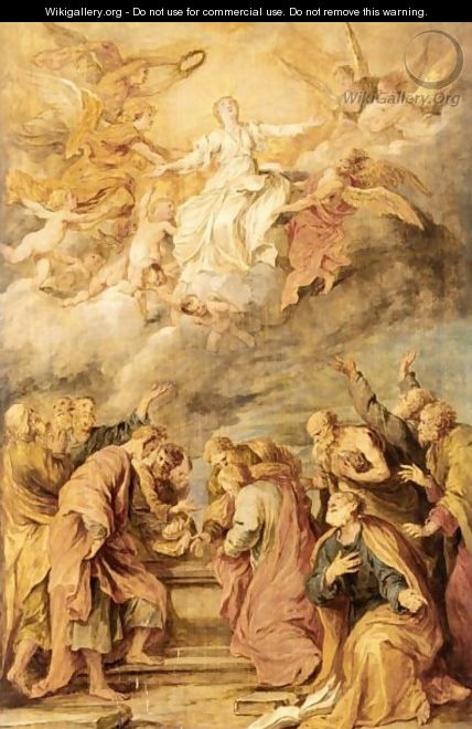 The Assumption Of The Virgin - (after) Dyck, Sir Anthony van