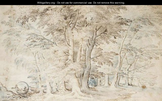 A Clump Of Trees - (after) Jan The Elder Brueghel