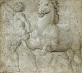 Neptune And A Horse - (Giovanni Antonio de' Sacchis) Pordenone