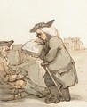 A Scholar At A Bookstall - Thomas Rowlandson