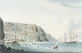 Frigate Off Jamestown, St Helena - John Thomas Serres