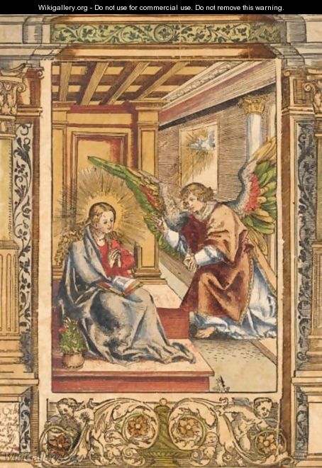 The Annunciation - Lucas The Elder Cranach