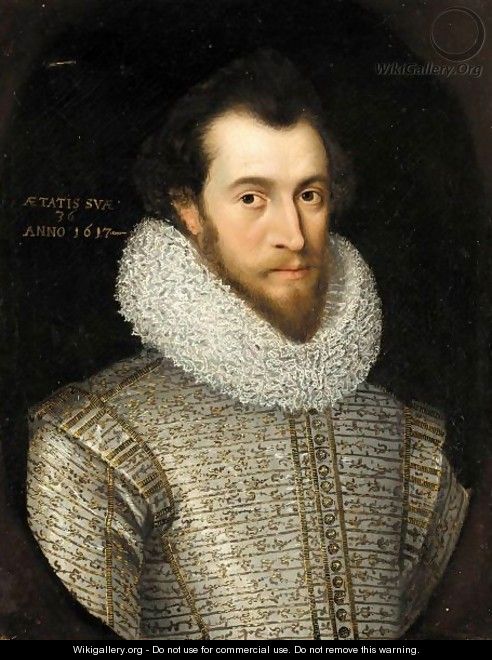 Portrait Of A Nobleman, Said To Be Robert, Earl Of Essex - (after) William Larkin