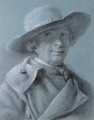 Portrait Of A Man In A Hat, Head And Shoulders - Joseph Ducreux