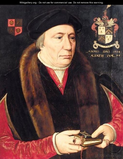 Portrait Of Alderman Robert Trappes (1479-1560) - (after) Holbein the Younger, Hans