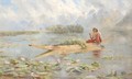 A Lake Scene In Kashmir - Major Edward Molyneux