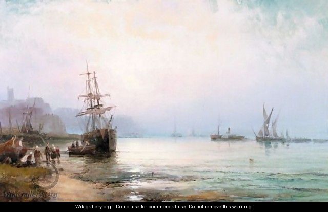 Shipping Off Scarborough - Hubert Thornley