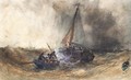Shipping In A Storm - William Callow