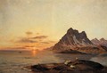 Midnight Sun At The North Cape - Thorolf Holmboe