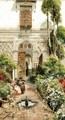 A Garden In Seville - Manuel Garcia y Rodriguez