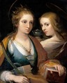 Saints Mary Magdalene And Catherine - Ventura Salimbeni