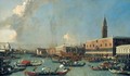 Venice, The Bucintoro Returning To The Molo On Ascension Day - (after) (Giovanni Antonio Canal) Canaletto