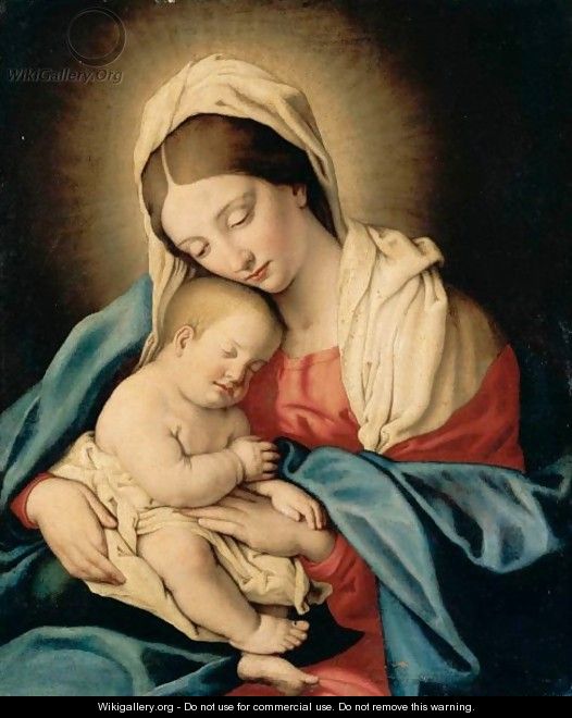 Madonna And Child - Giovanni Battista Salvi, Il Sassoferrato