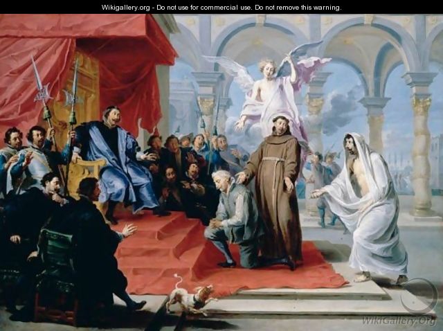 The Bilocation Of Saint Anthony Of Padua - Willem van, the Elder Herp