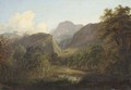 A Vieuw Of A Mountainous Landscape. - Joseph Steingrubel