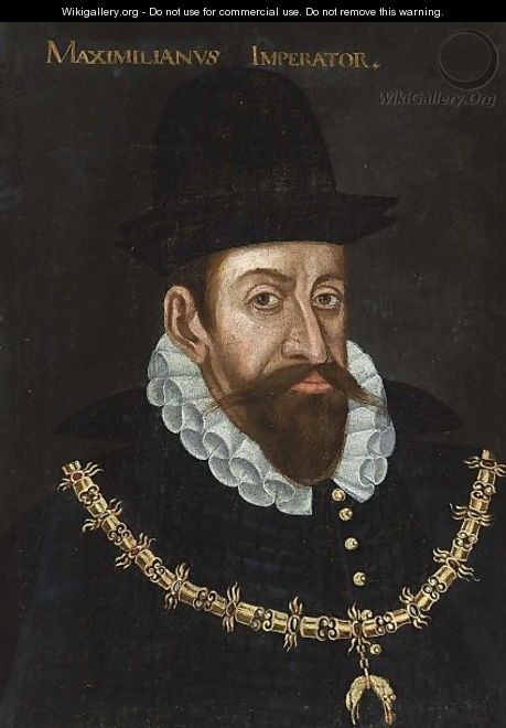 A Portrait Of Ernst III, Archduke Of Austria (1553-1595), Head And Shoulders, Wearing The Order Of The Golden Fleece - German School