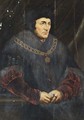 A Portrait Of Sir Thomas More (1478-1535), Seated Three-Quarter Length - (after) Holbein the Younger, Hans