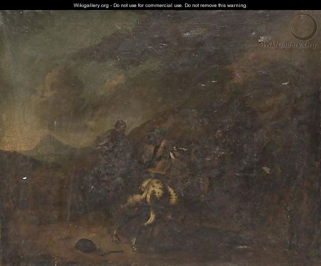 A Cavalry Skirmish 12 - (after) Jacques (Le Bourguignon) Courtois