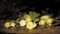 Still Life Of Yellow Roses - Louise Ellen Perman