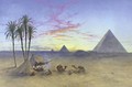 Sunset Over The Pyramids - Henry Stanier