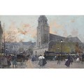 St. Germain-Des-Pres - Eugene Galien-Laloue