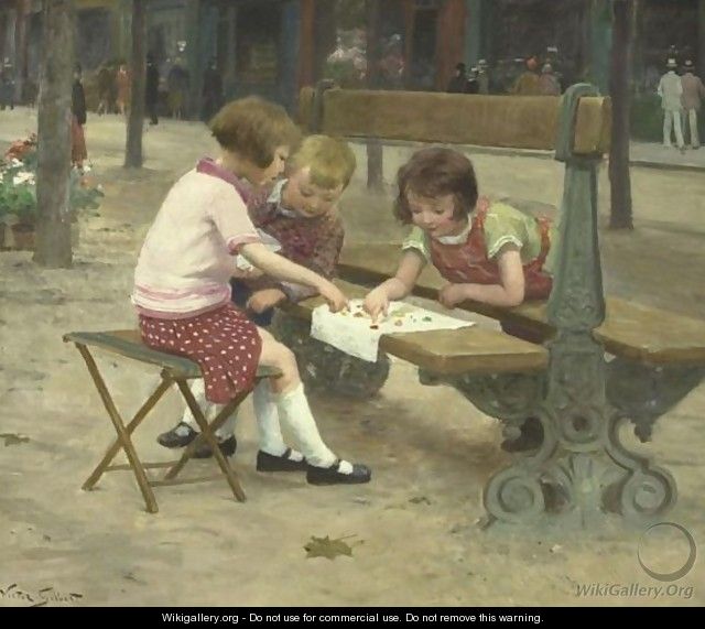 A Game In The Park - Victor-Gabriel Gilbert
