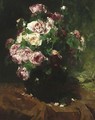 Still Life With Roses - Georges Jeannin