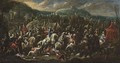 Battle Scene In A Mountainous Landscape - Dutch School