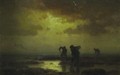 Clam Diggers - Edward Moran