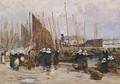 A Fish Market In Brittany - Fernand Marie Eugene Legout-Gerard