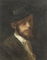 A Self Portrait - Wilhelm Leibl