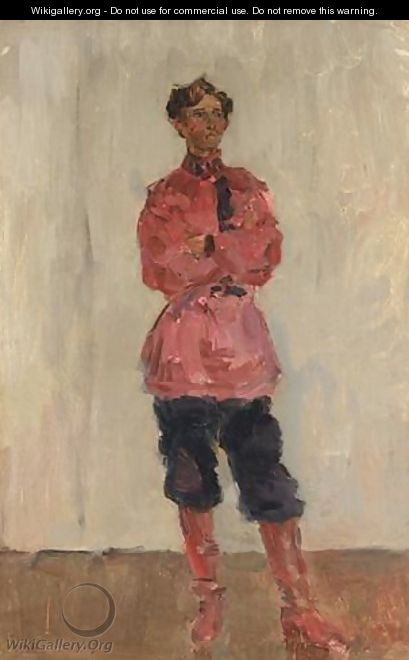 A Portrait Of A Cossack - Isaac Israels