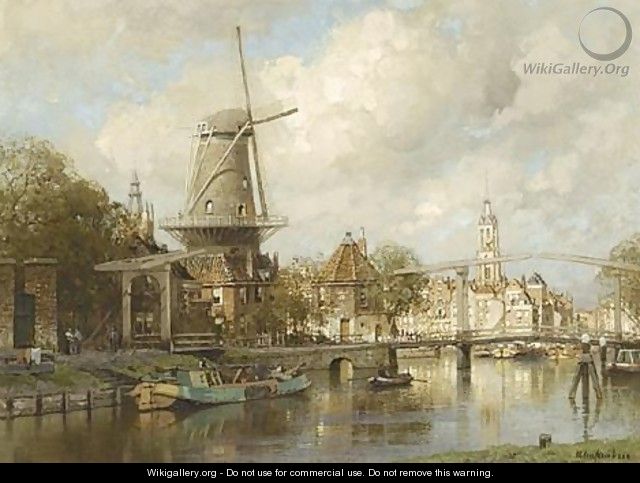 A View Of Delft - Johannes Christiaan Karel Klinkenberg