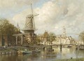 A View Of Delft - Johannes Christiaan Karel Klinkenberg