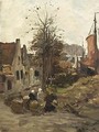 A View Of A Fishing Village - Gerhard Arij Ludwig Morgenstje Munthe