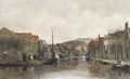 Houses Along A Waterway - Floris Arntzenius