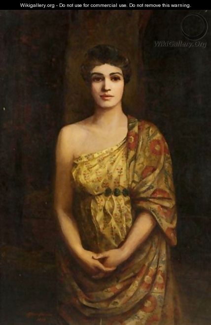 Portrait Of A Lady - Robert Christie, R.B.A.